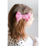 Hot Pink Cord Bow