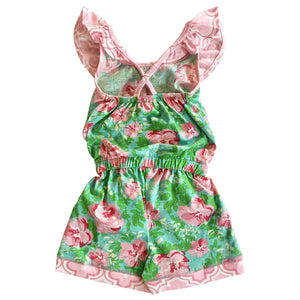 Shabby Floral Romper