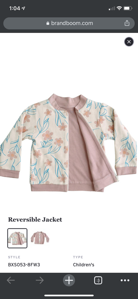 Whimsy Floral Reversible Jacket
