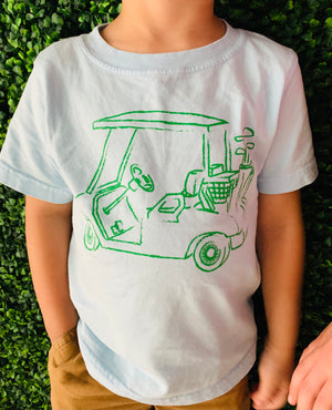 
            
                Load image into Gallery viewer, Light Blue Golf Cart Tee
            
        